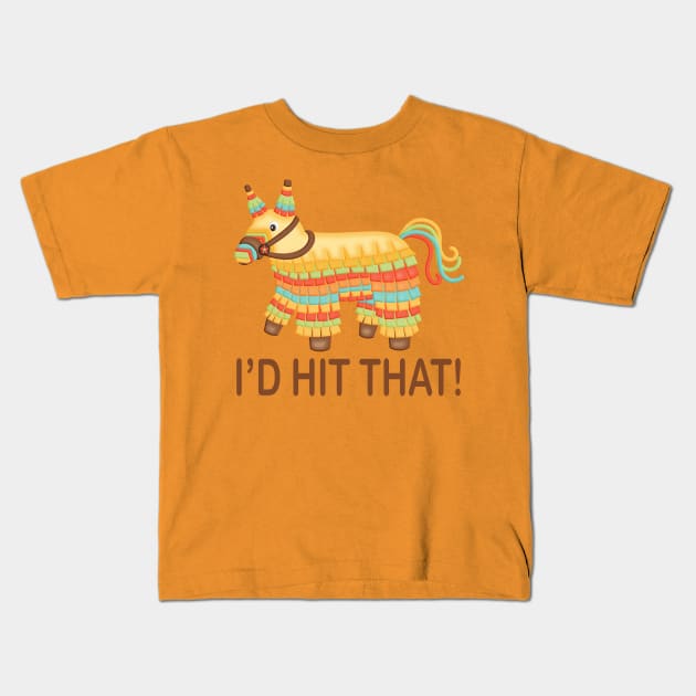 I'd Hit That! Kids T-Shirt by PeppermintClover